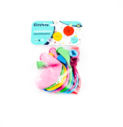 Sifferballonger Latex Siffra Arton - 10-pack
