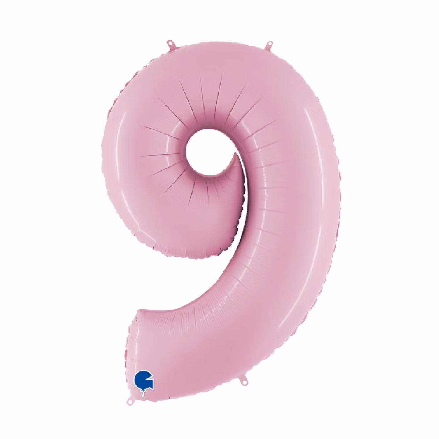Sifferballonger Folie Pastellrosa 100cm