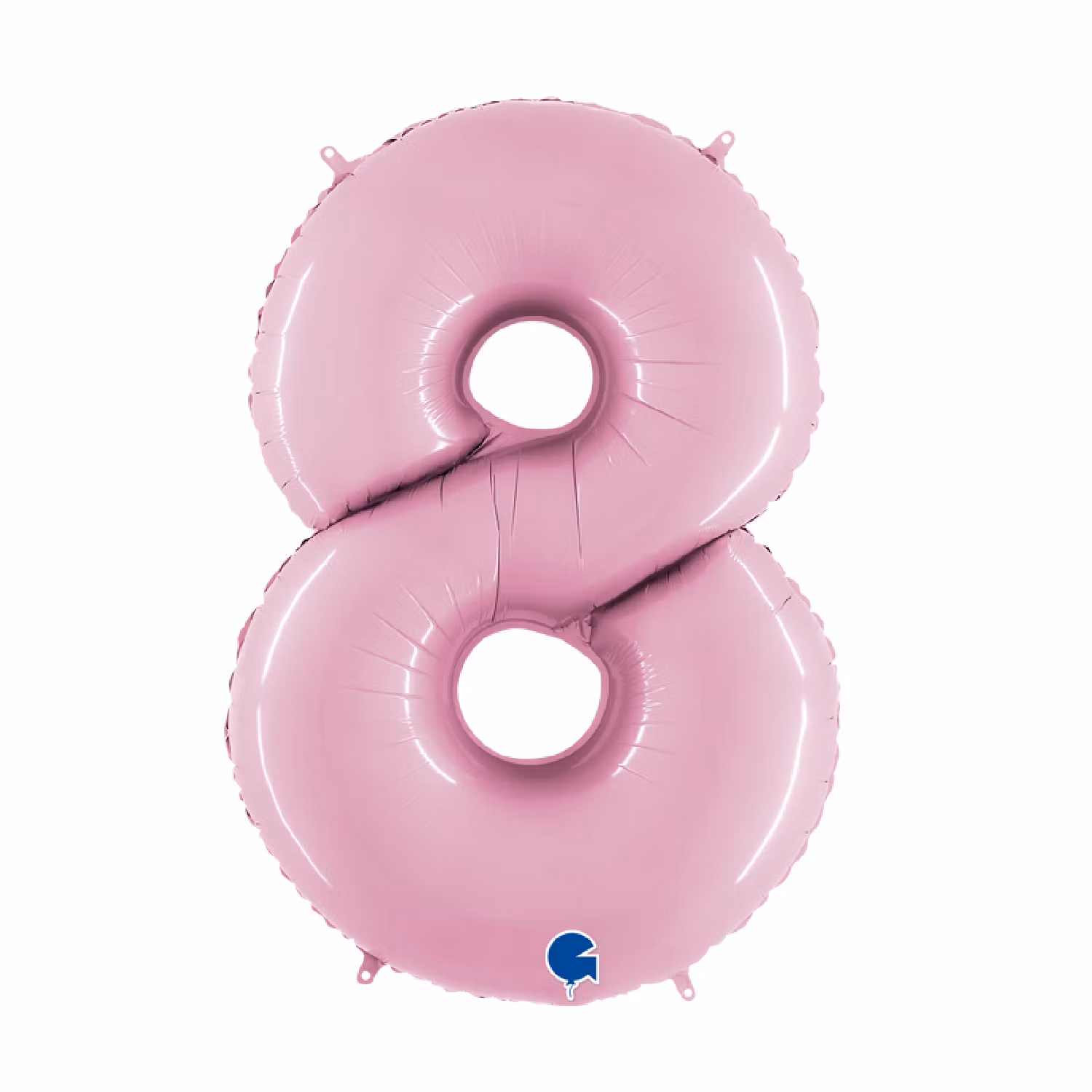 Sifferballonger Folie Pastellrosa 100cm