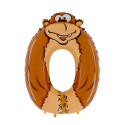 Sifferballonger Folie Animaloons 100cm