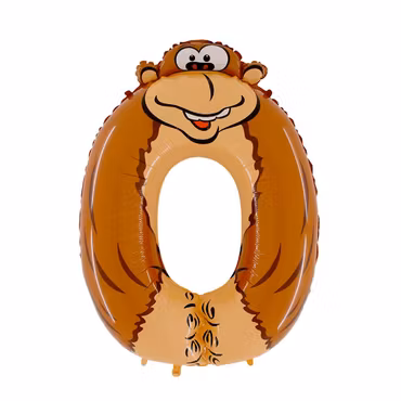 Sifferballonger Folie Animaloons 100cm