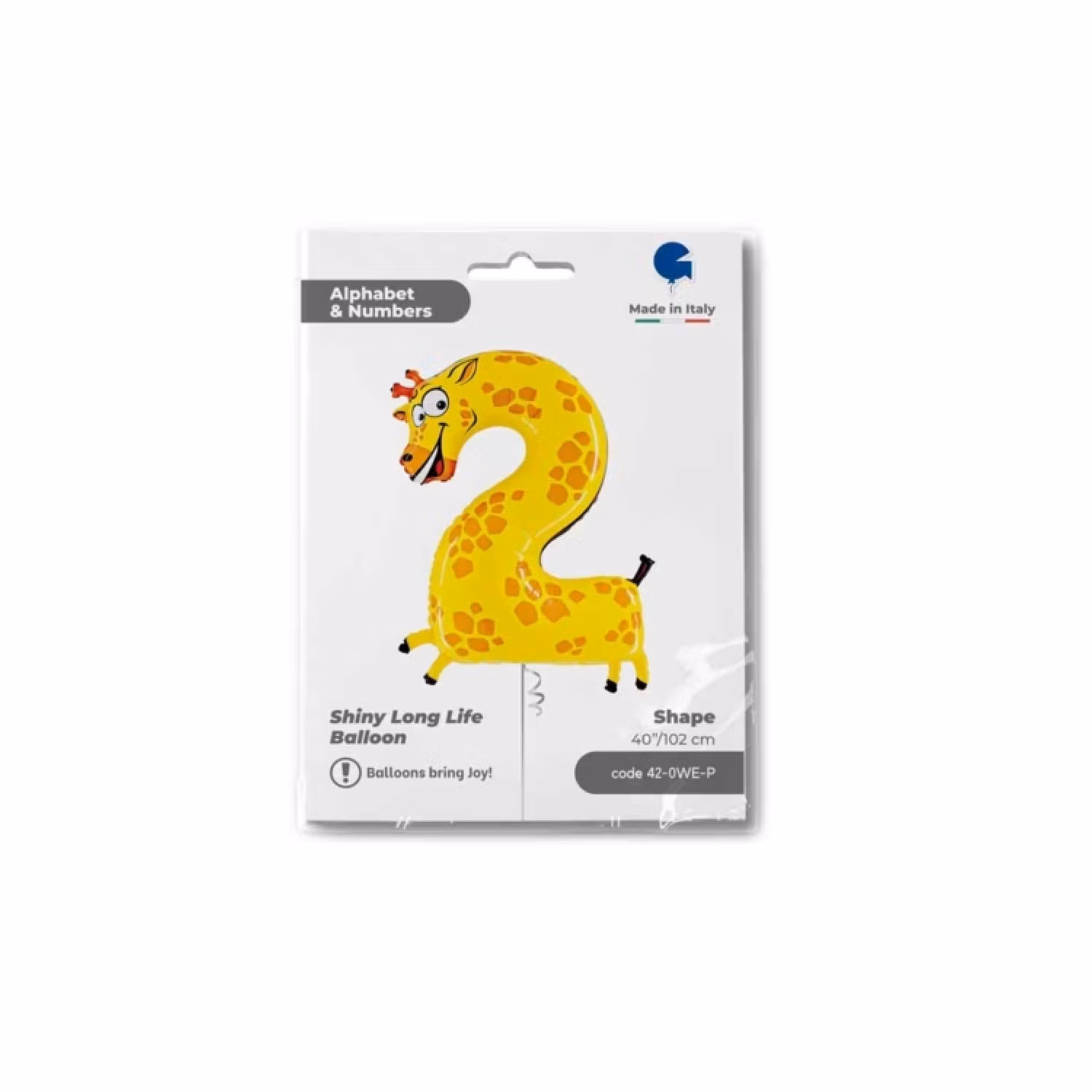 Sifferballonger Folie Animaloons 100cm