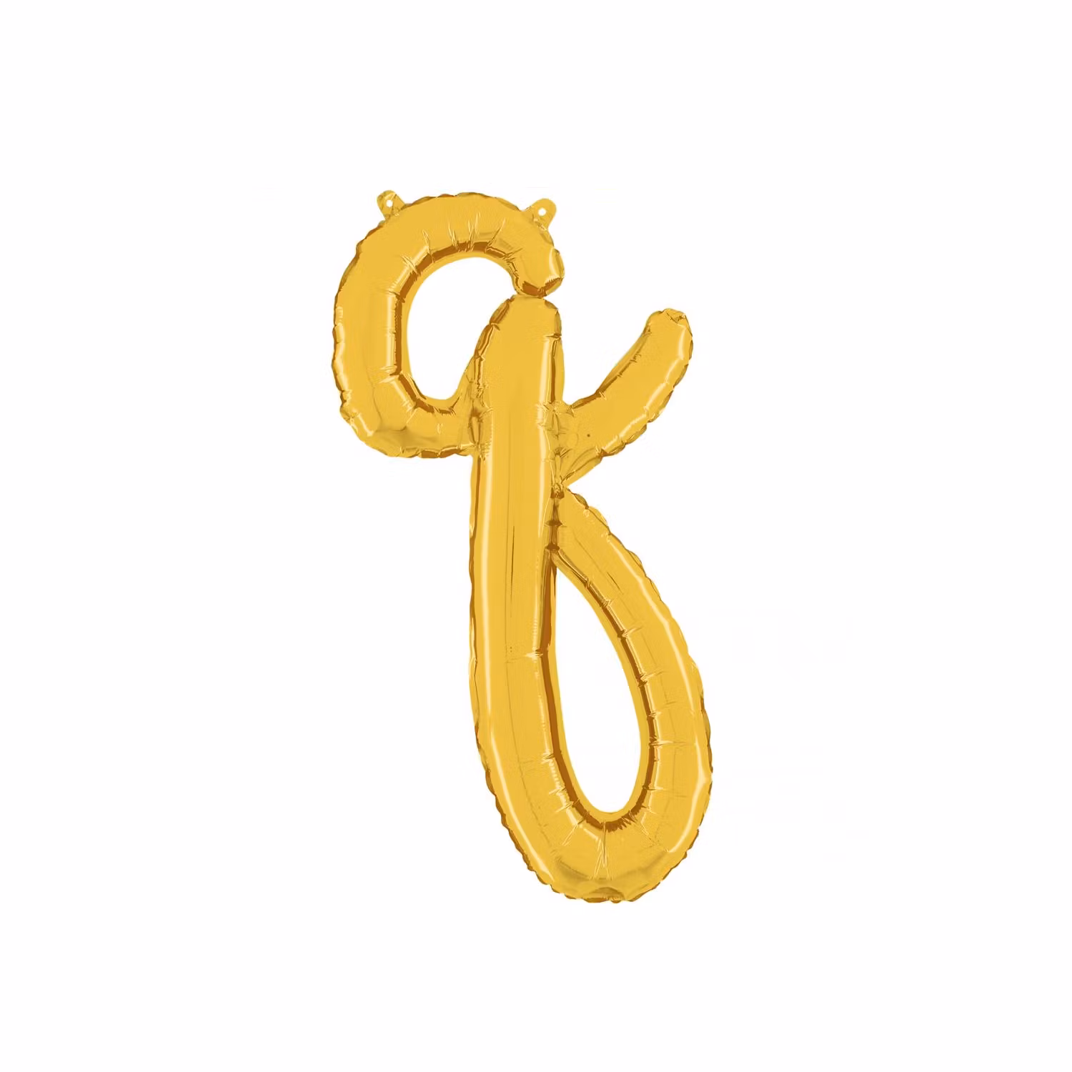 Bokstavsballong Folie Script Guld