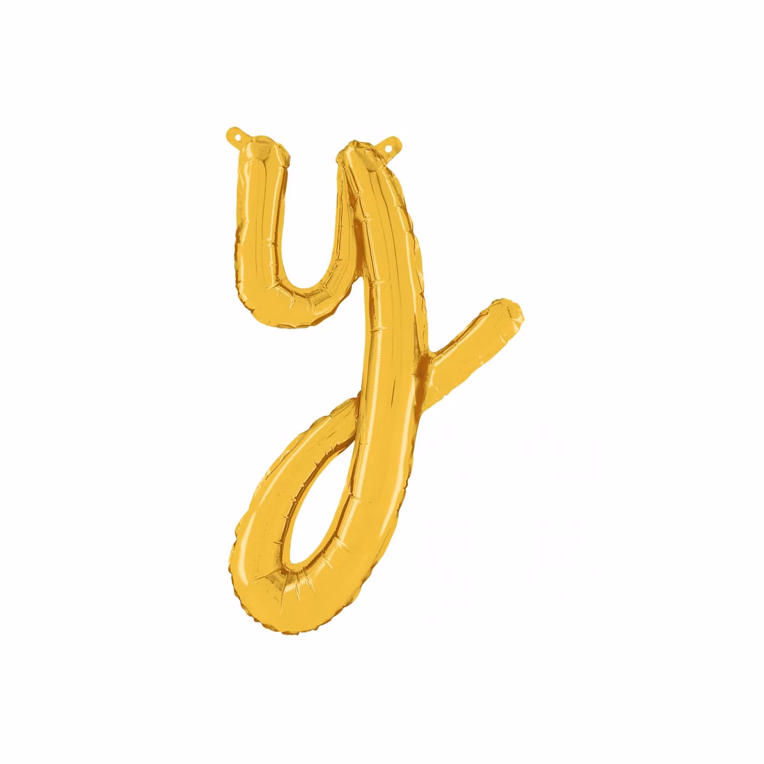 Bokstavsballong Folie Script Guld
