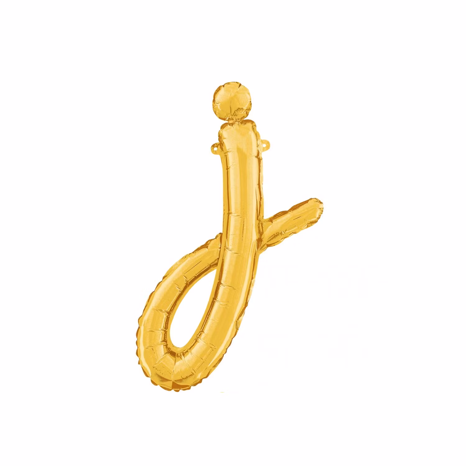 Bokstavsballong Folie Script Guld