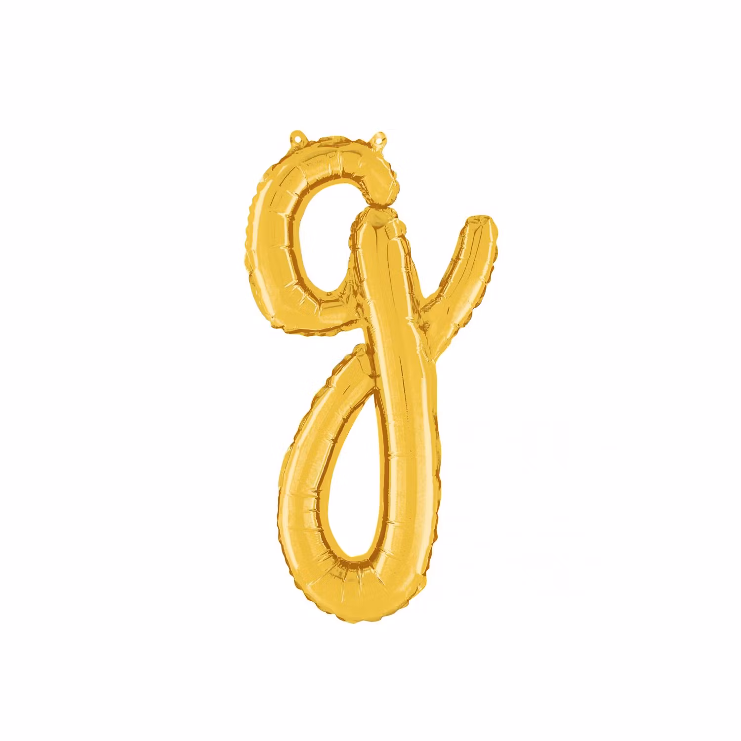 Bokstavsballong Folie Script Guld