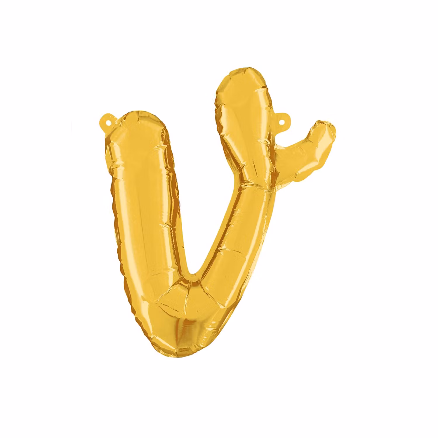 Bokstavsballong Folie Script Guld