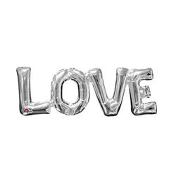 Ballonggirlang Love Silver