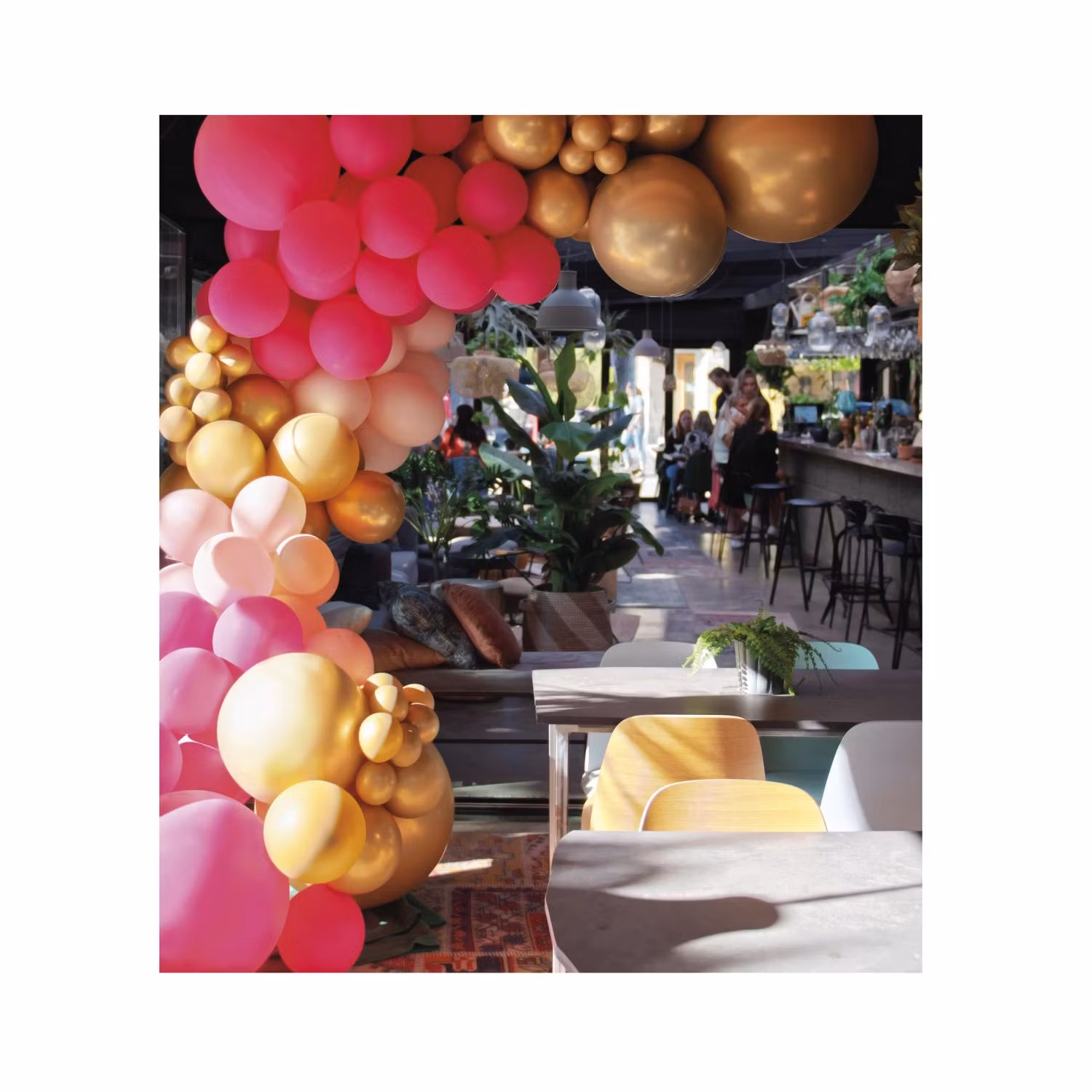 Ballongbåge Arch Kit Premium Rosa