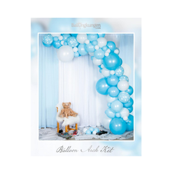 Ballongbåge Arch Kit Baby Blå