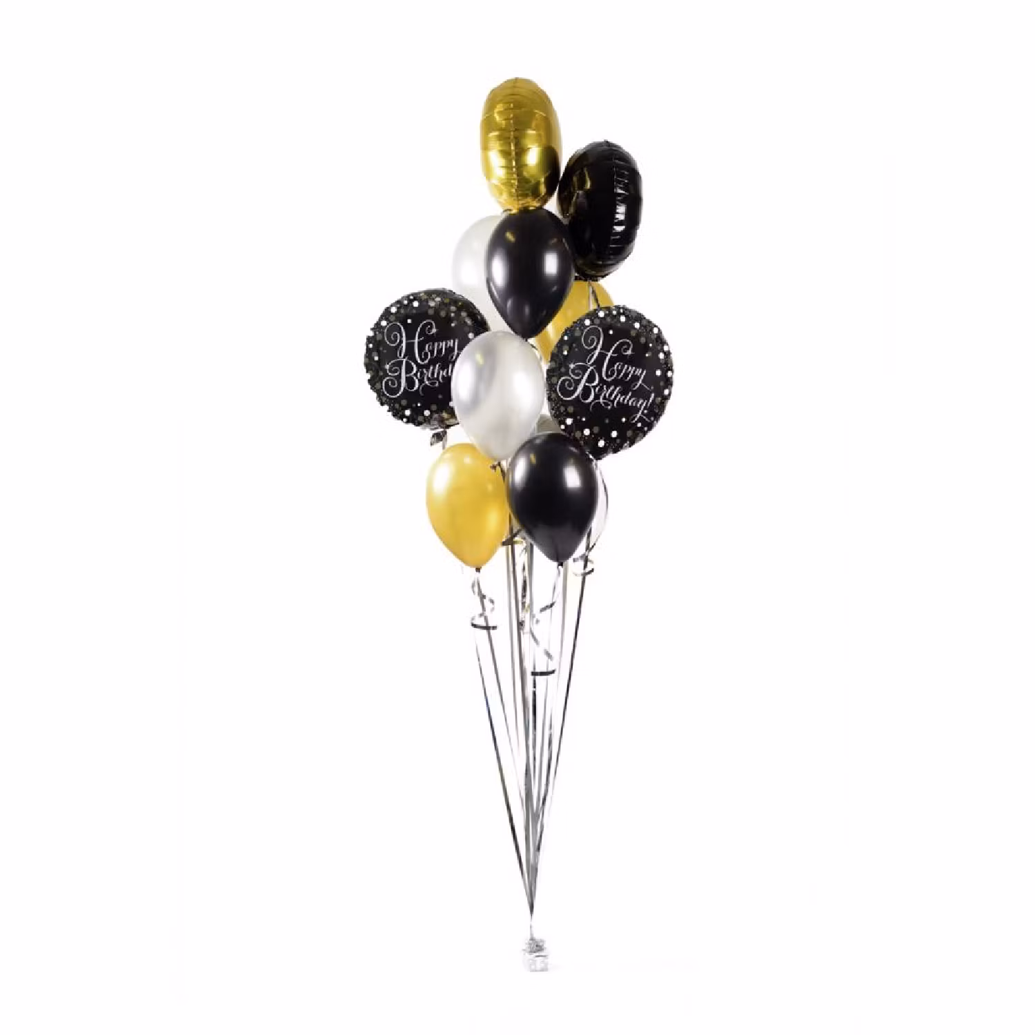 Ballongbukett Happy Birthday Sparkling