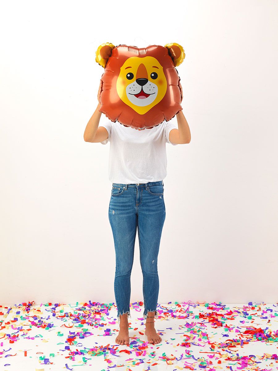 Folieballong Lion Head 64cm