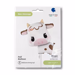 Folieballong Cute Cow 64cm
