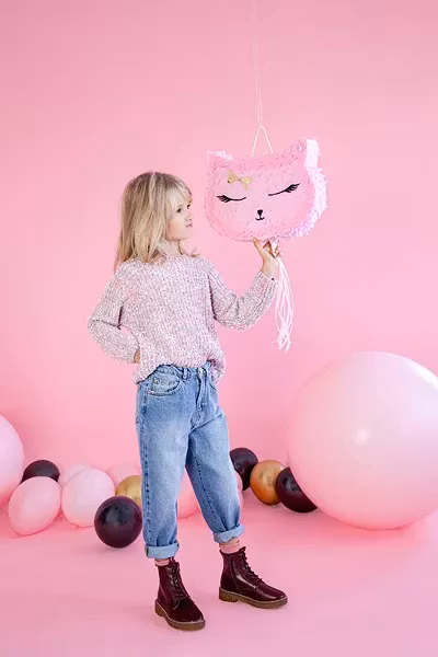Pinata Katt Rosa