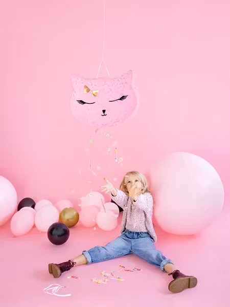 Pinata Katt Rosa