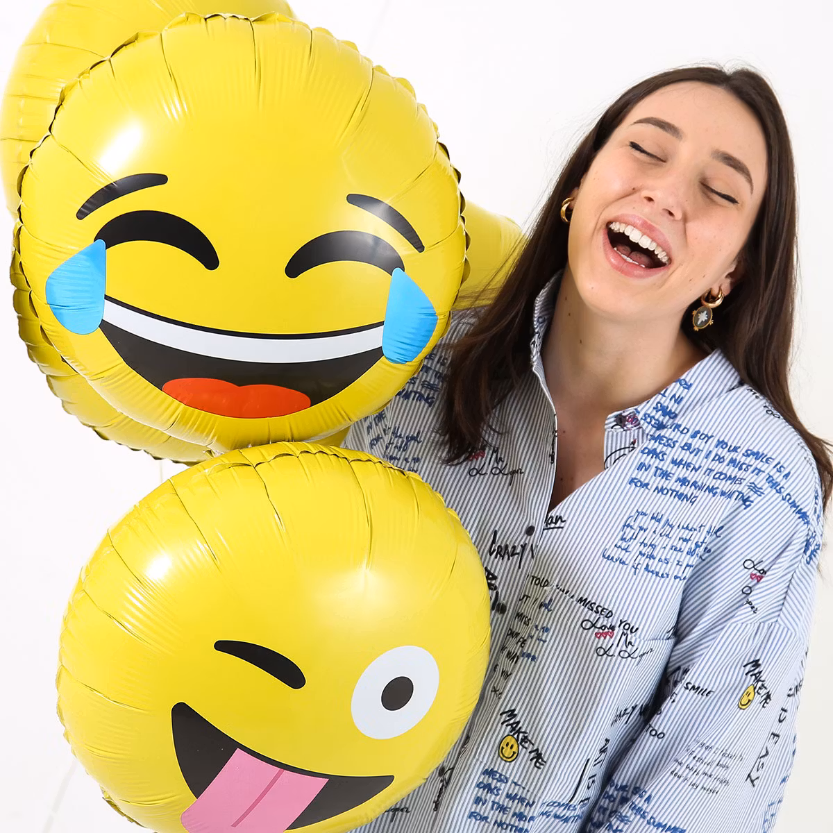 Folieballong Emoji LOL 46cm