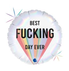 Folieballong Best Fucking Day Ever 46cm