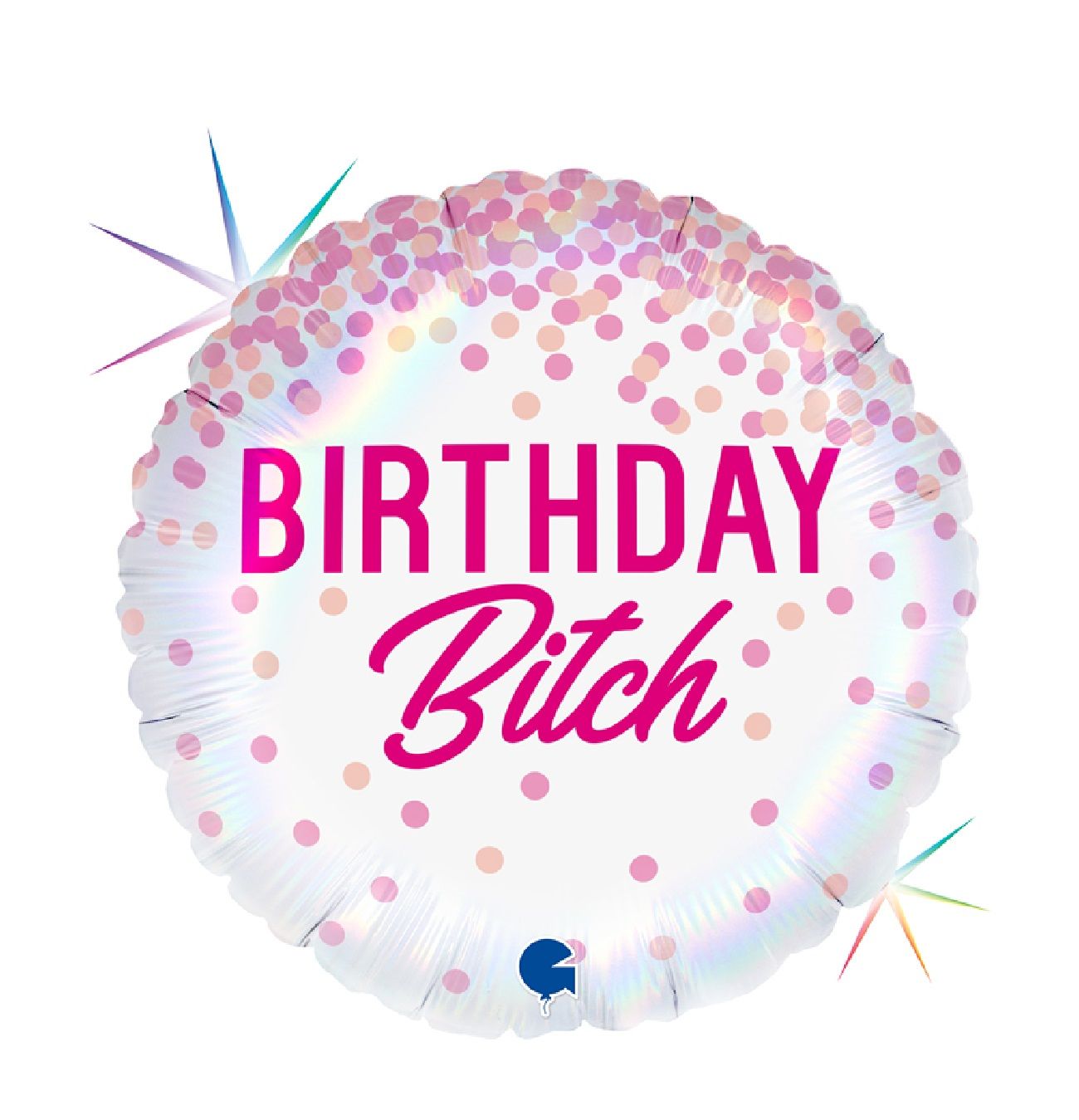 Folieballong Happy Birthday Bitch 46cm
