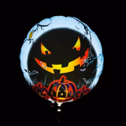 Folieballong LED Halloween Gigaloon 55cm