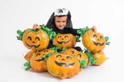 Folieballong Pumpa Läskig 33cm