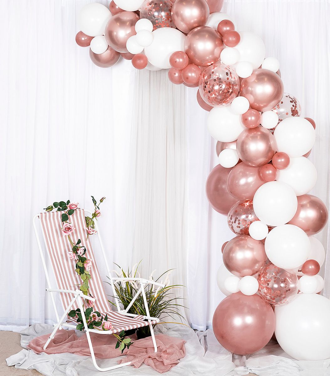 Ballongbåge Arch Kit Rosé Guld