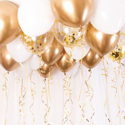 Takballonger Ceiling Kit Guld Krom