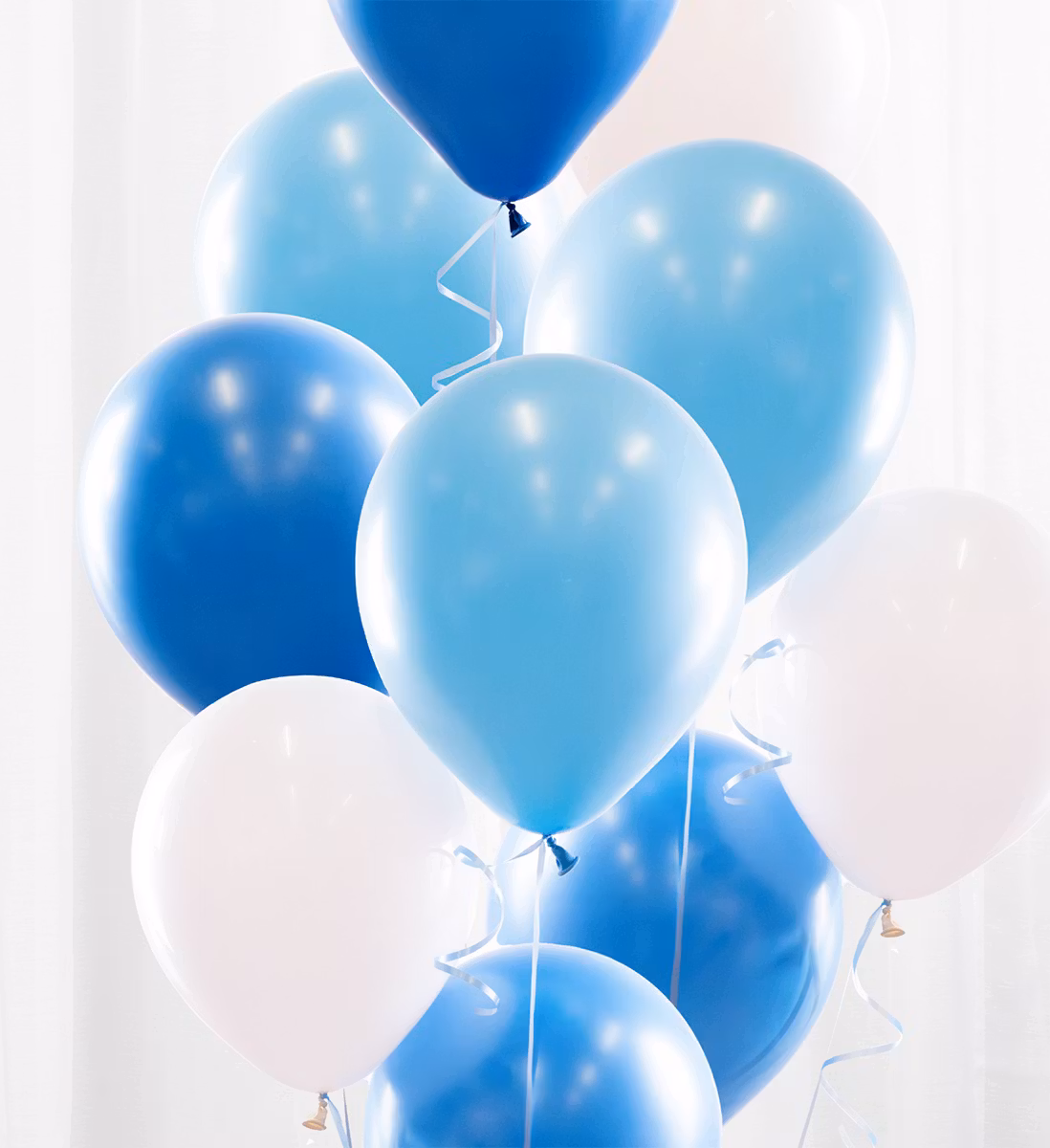 Ballongbukett Baby Blå