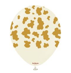 Latexballonger Professional Safari Kossa Vit Sand/ Guld 30cm