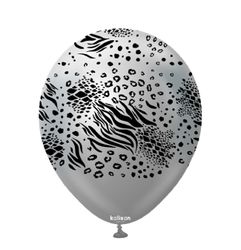 Latexballonger Professional Mutant Mirror Silver/ Black 30cm