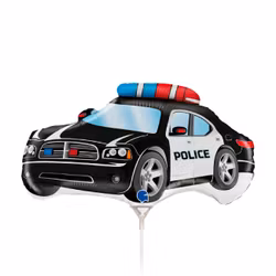 Folieballong Polisbil 30cm
