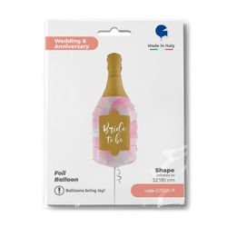 Folieballong Champagneflaska Bride To Be 81cm