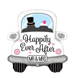 Folieballong Happily Ever After Car 66cm