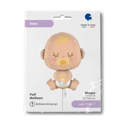Folieballong Welcome Baby 58cm