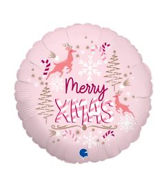 Folieballong Merry Xmas 46cm