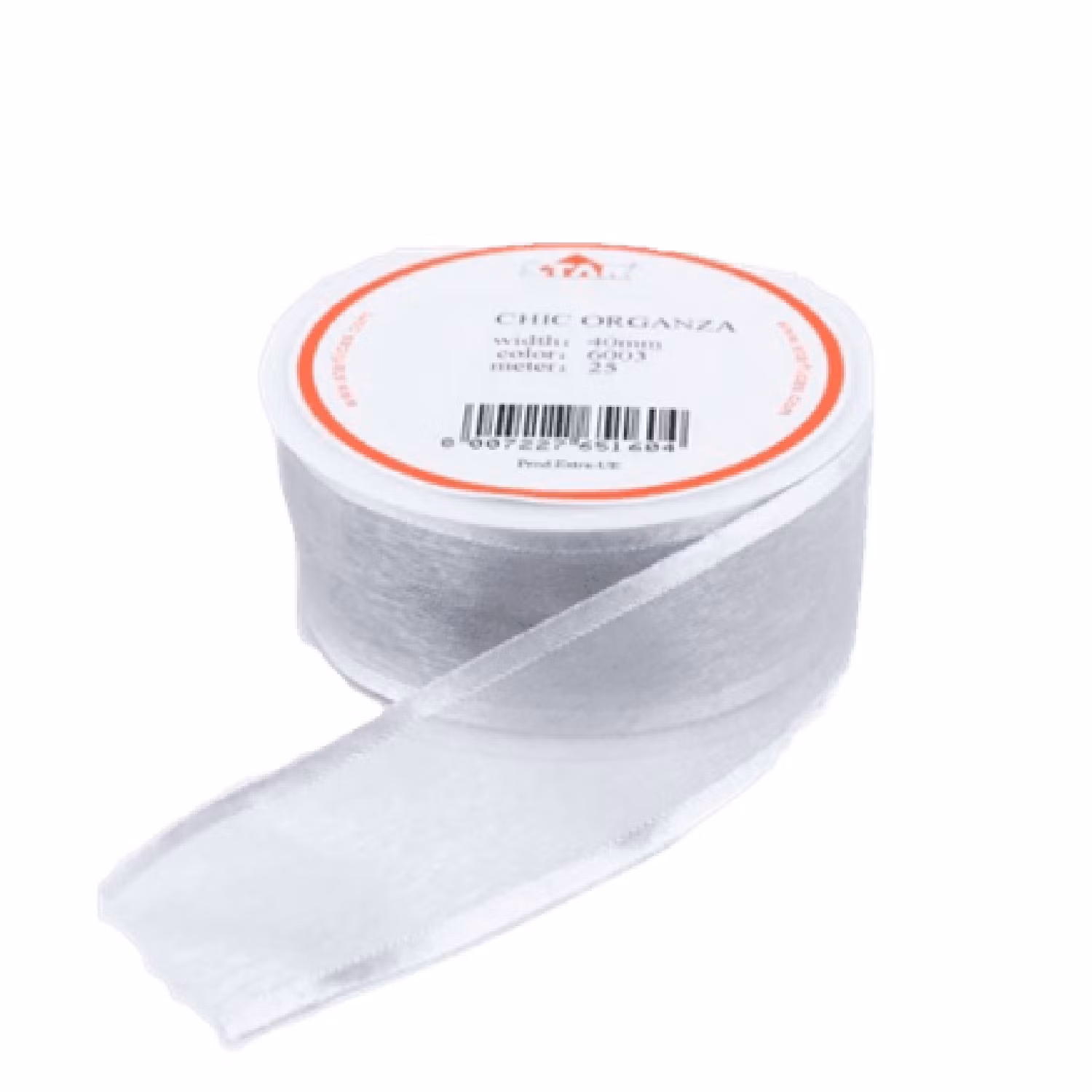 Ballongsnöre Organza Chic 40mm Bred