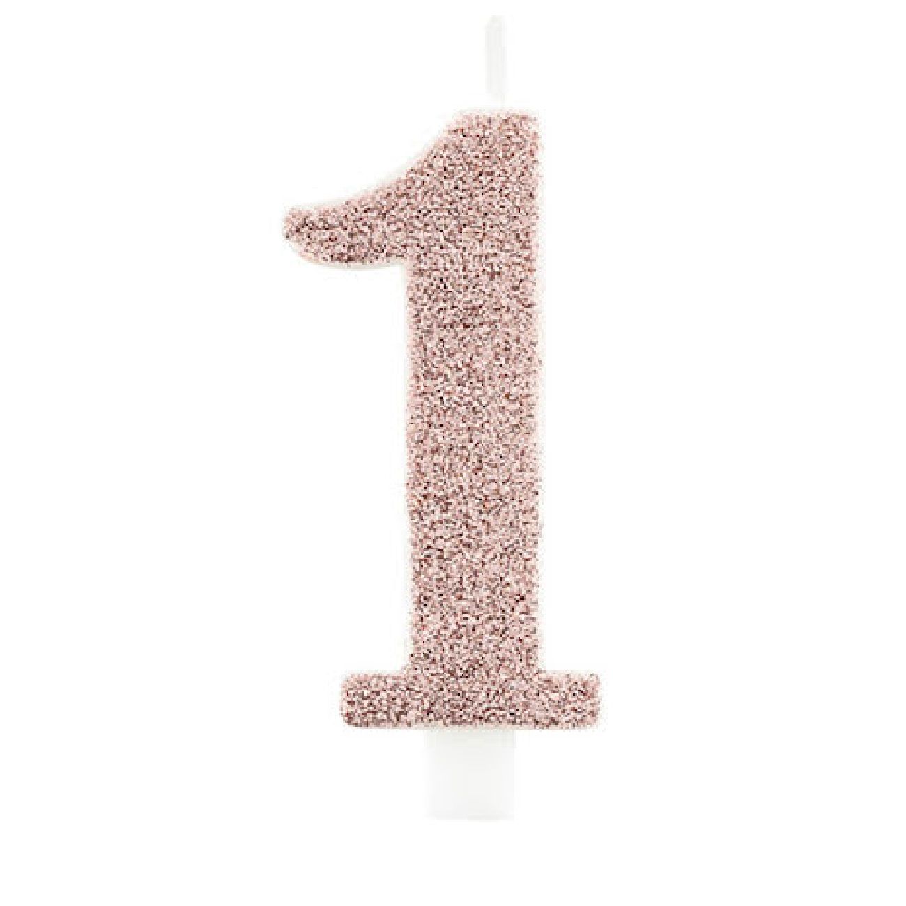 Tårtljus Siffra Rosé Glitter