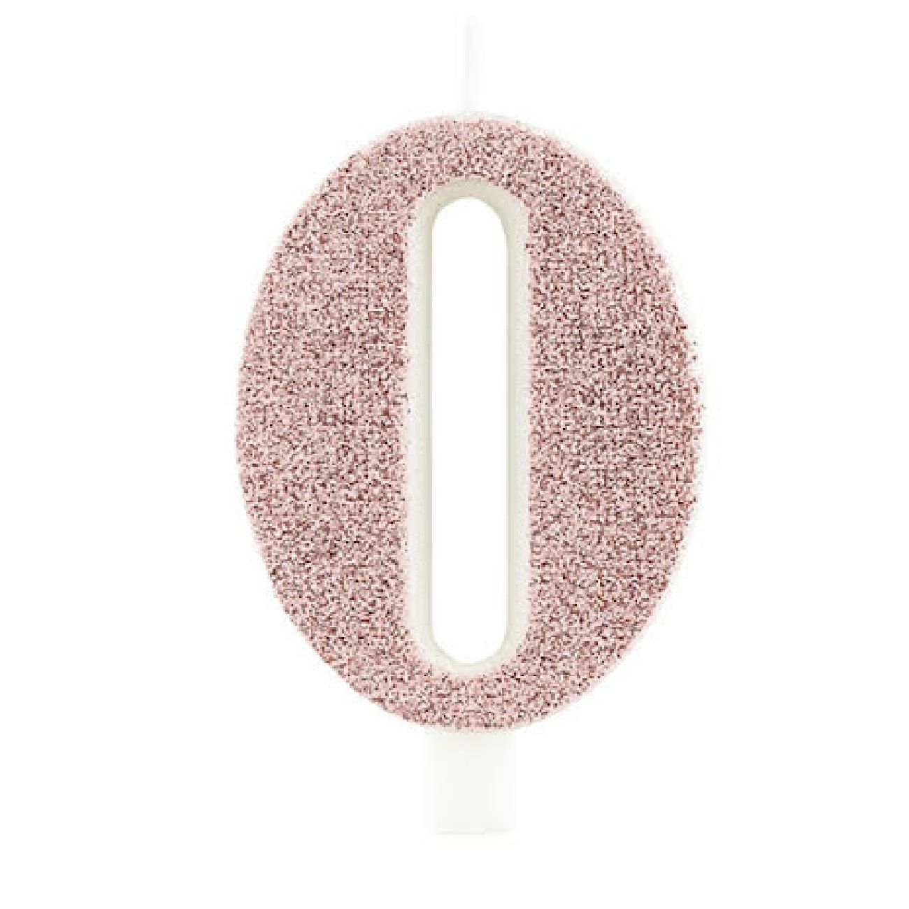 Tårtljus Siffra Rosé Glitter