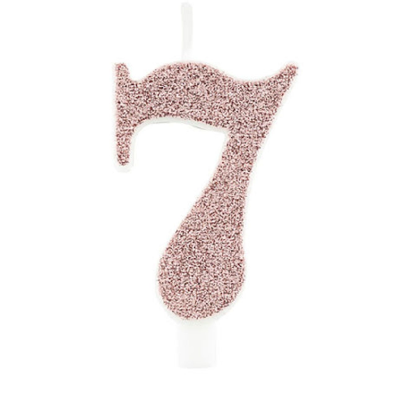 Tårtljus Siffra Rosé Glitter