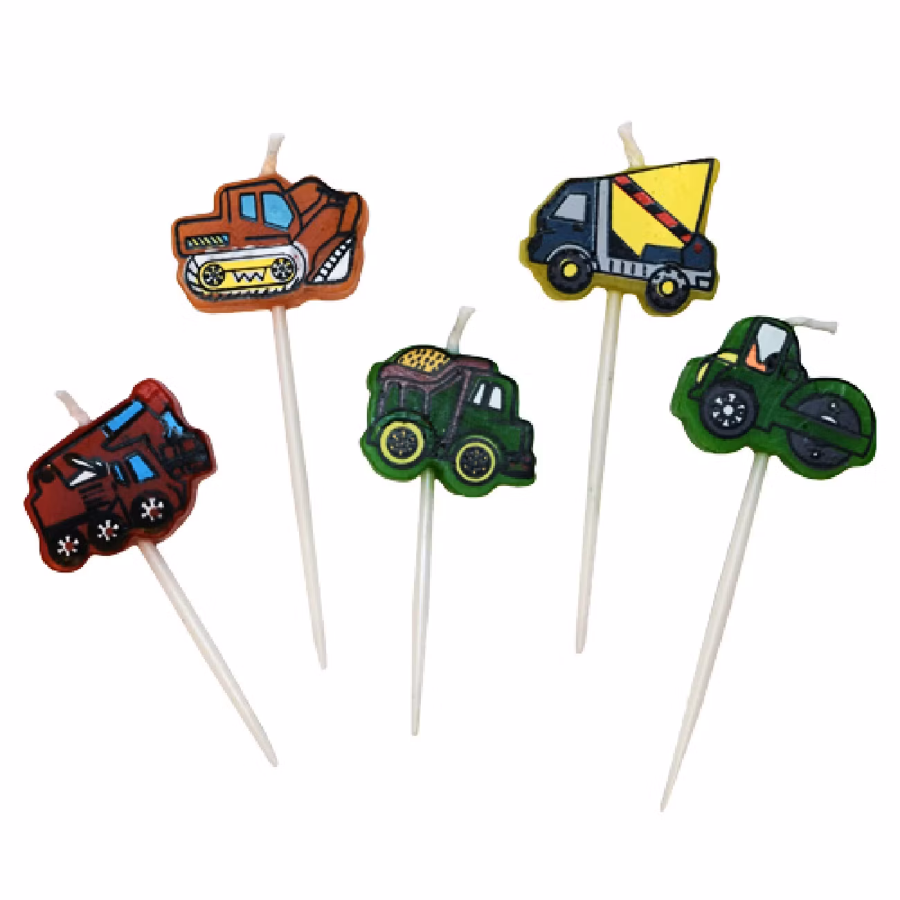 Tårtljus Trucks 5-pack