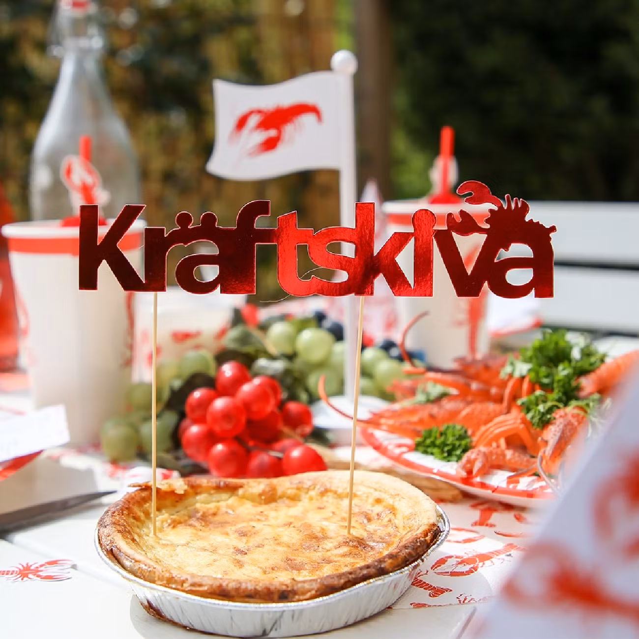 Cake Topper Kräftskiva