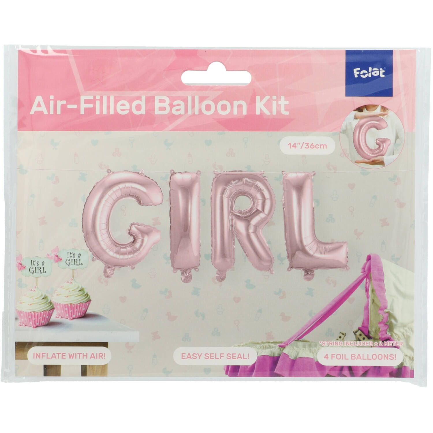 Ballonggirlang Girl Rosa