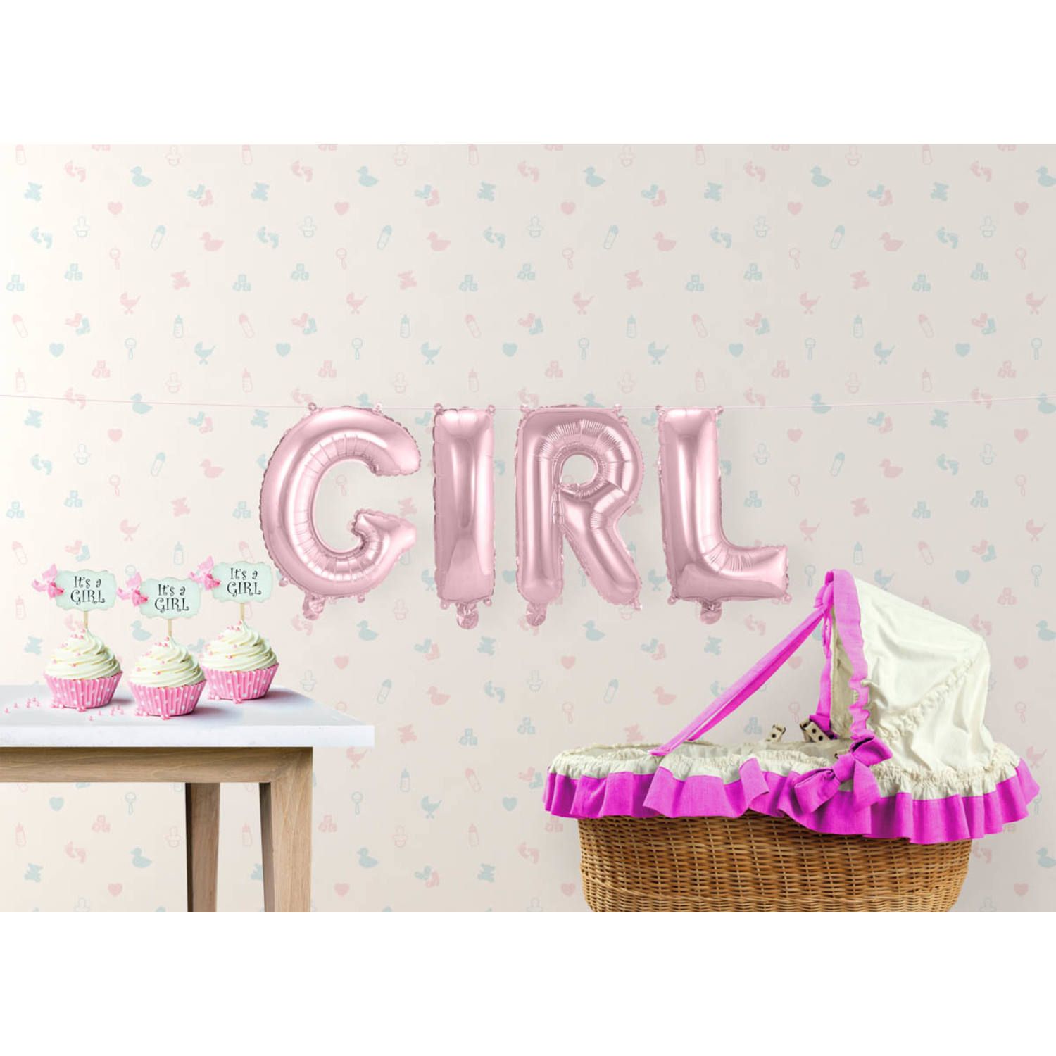 Ballonggirlang Girl Rosa
