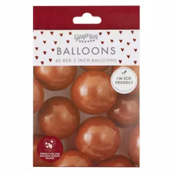 Latexballonger Premium Röda 13cm 40-pack