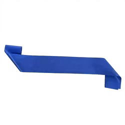 Ordensband Blank Blå - 89cm x 9,5cm - 2-pack