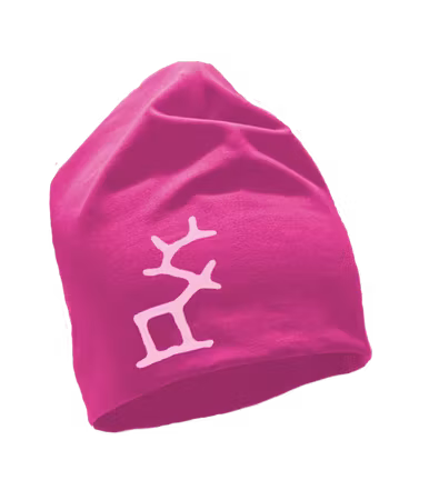 Mössa i ekologisk bomull med renruna