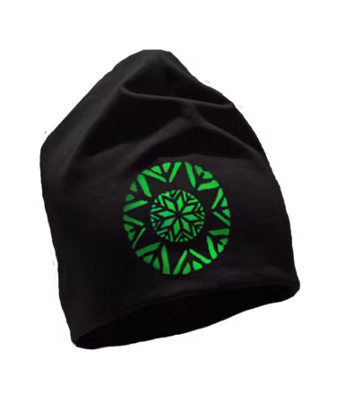 Mössa i ekologisk bomull med stjärna