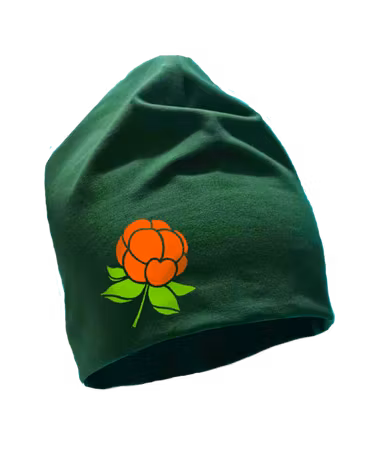 Mössa i ekologisk bomull med hjortron