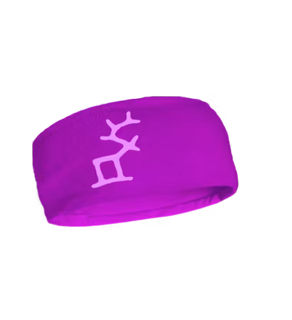 Fleecefodrat pannband med ren II