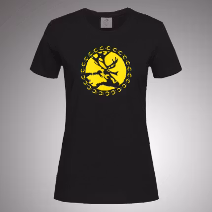T-shirt med rentryck