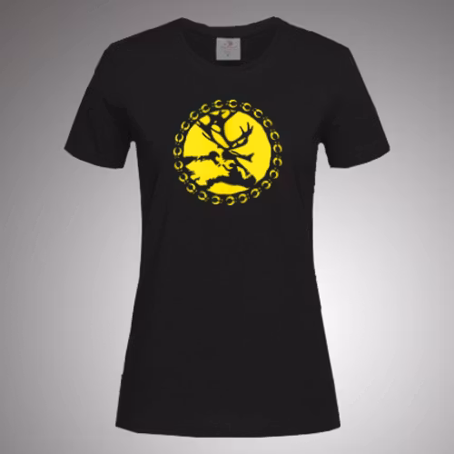 T-shirt med rentryck